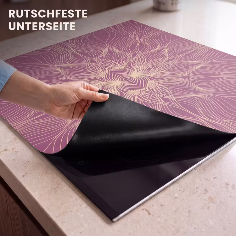 Herdabdeckplatte - Linien – Muster – Abstrakt — 9