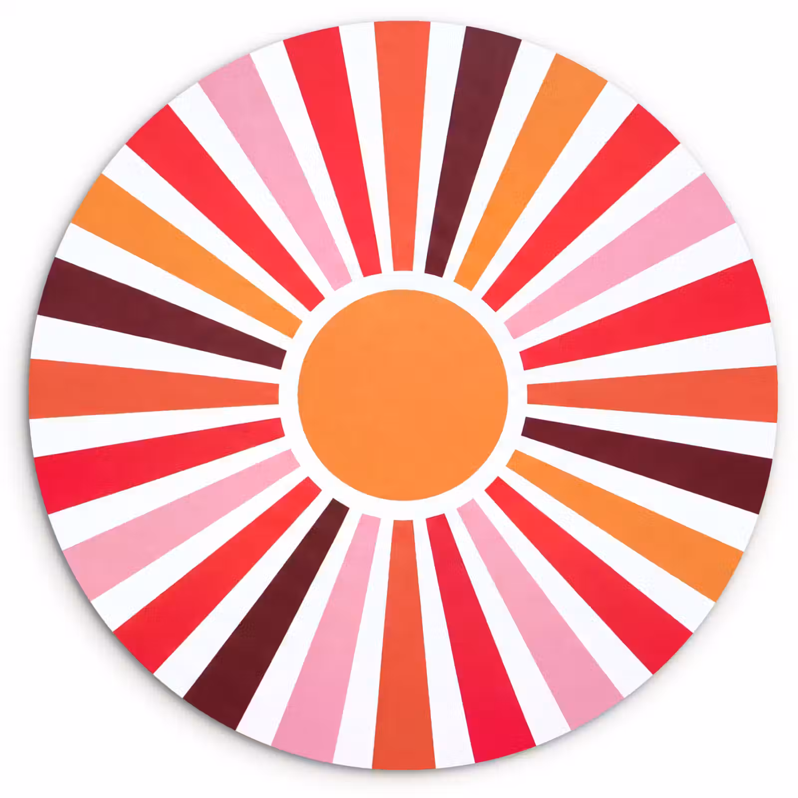 Forexbild Rund - Sonne – Strahlen – Abstrakt – Farbenfroh — 1