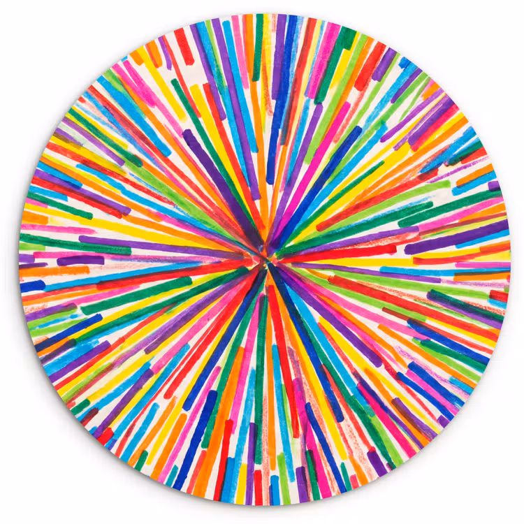 Forexbild Rund - Linien – Bunt – Abstrakt — 1