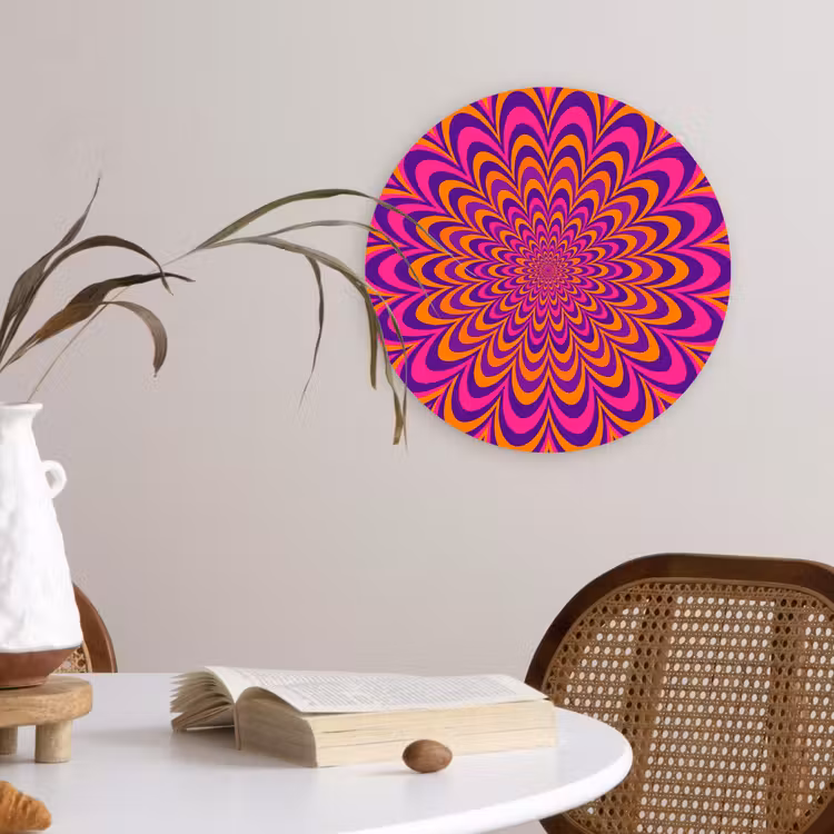 Forexbild Rund - Muster – Optisch – Bunt — 4