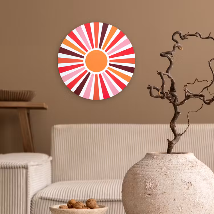 Forexbild Rund - Sonne – Strahlen – Abstrakt – Farbenfroh — 2