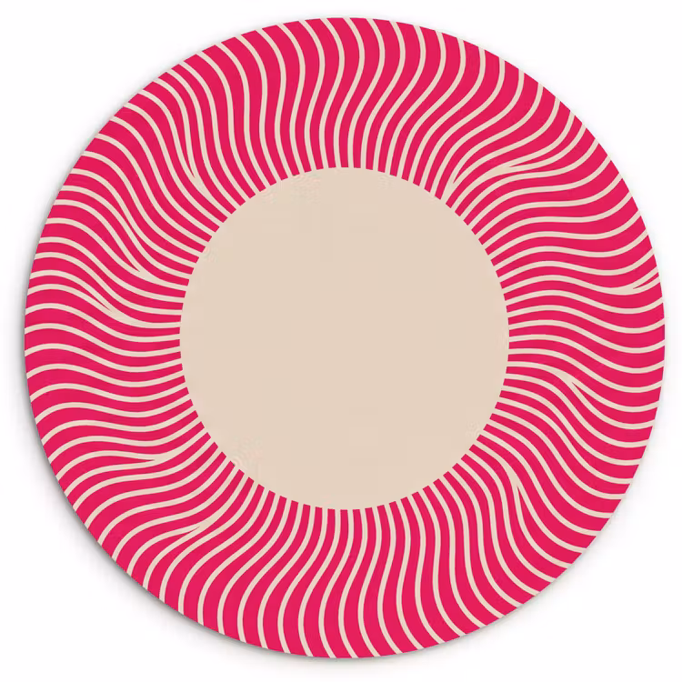 Forexbild Rund - Zusammenfassung – Muster – Rosa — 1