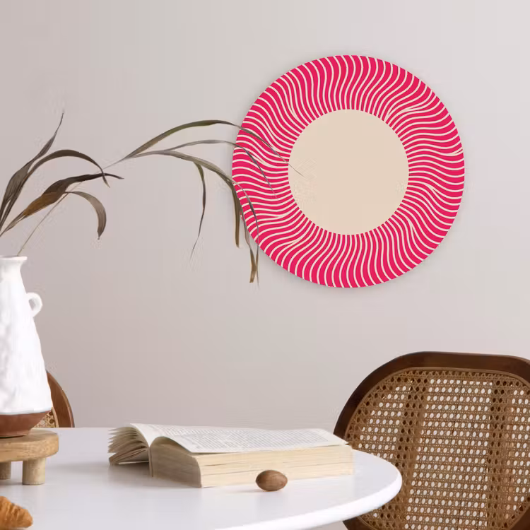 Forexbild Rund - Zusammenfassung – Muster – Rosa — 4