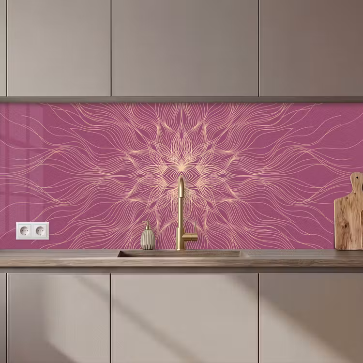 Küchenrückwand - Linien – Muster – Abstrakt — 1