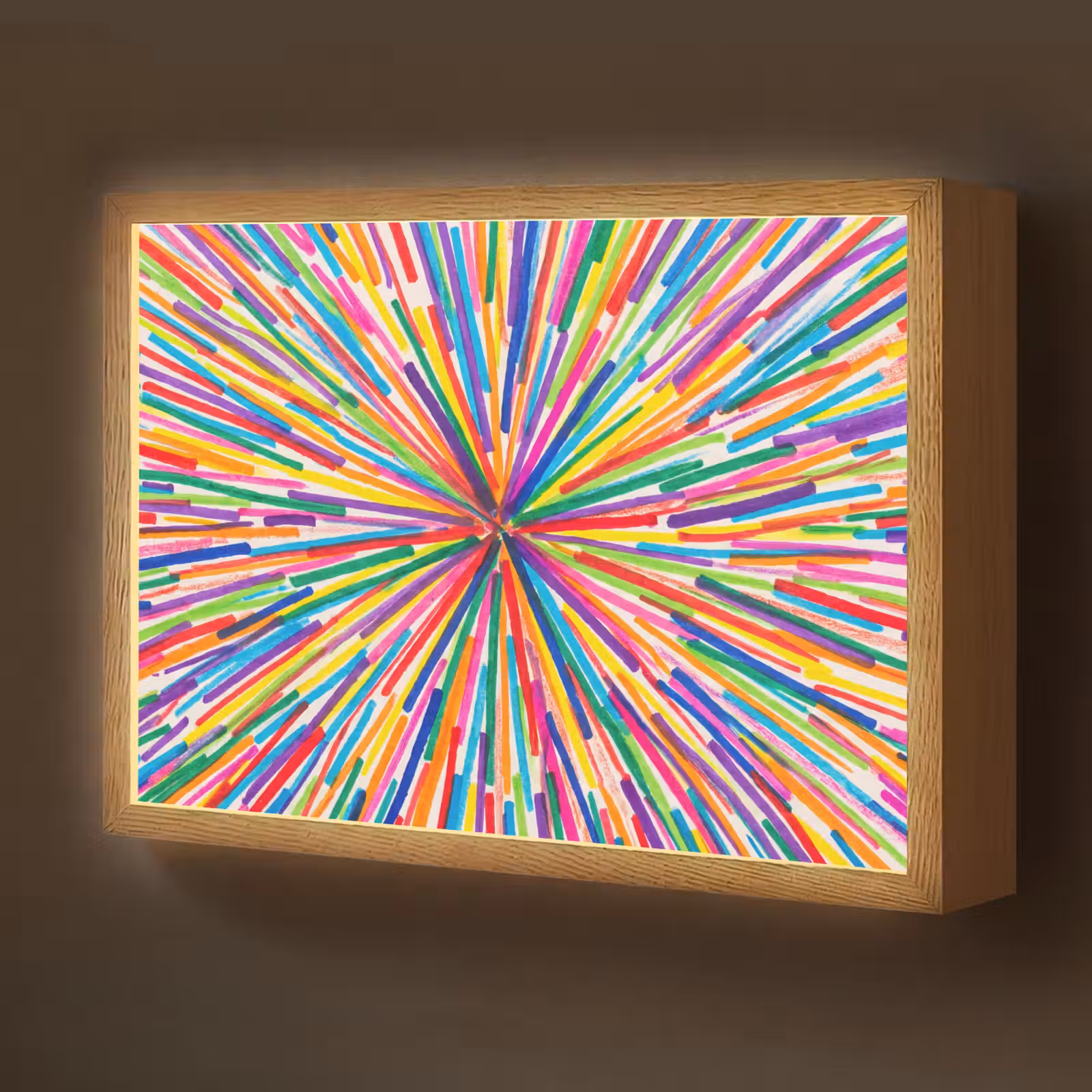 Nachtlicht Kinder - Linien – Bunt – Abstrakt — 1