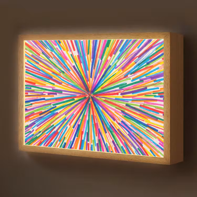 Nachtlicht Kinder - Linien – Bunt – Abstrakt — 1