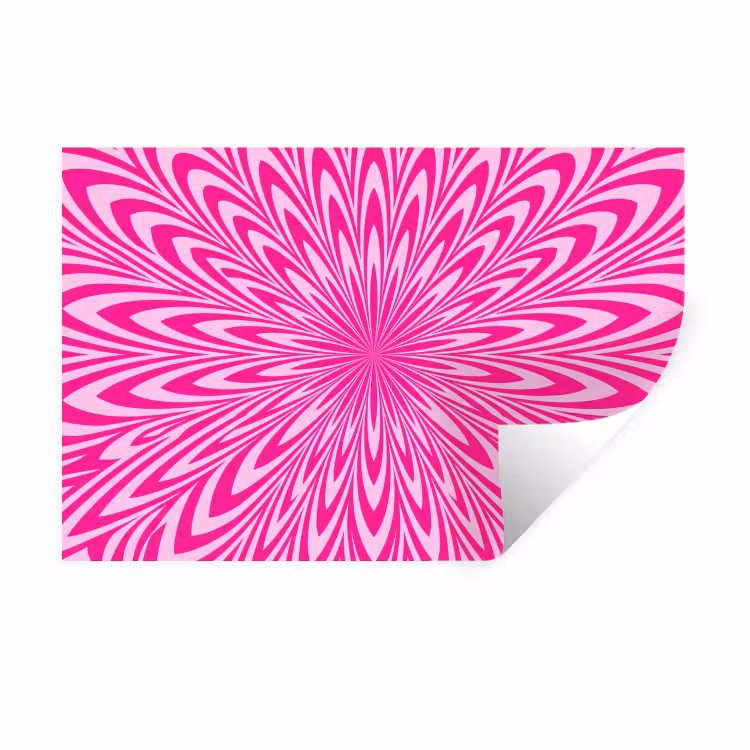 Wandtattoo – Muster – Optisch – Rosa — 1