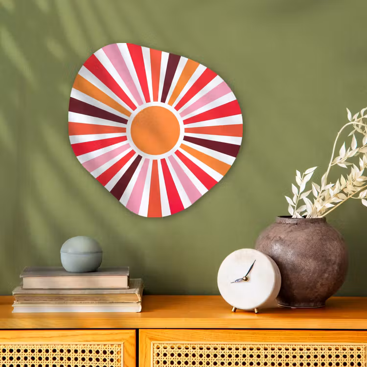 Forexbild Organische Form - Sonne – Strahlen – Abstrakt – Farbenfroh — 2