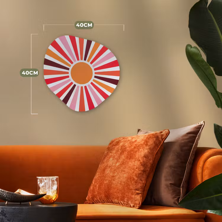 Forexbild Organische Form - Sonne – Strahlen – Abstrakt – Farbenfroh — 4