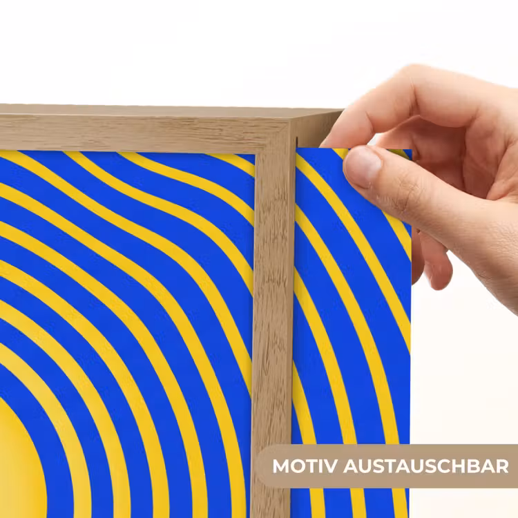 Nachtlicht Kinder - Abstraktes Muster – Blau — 5