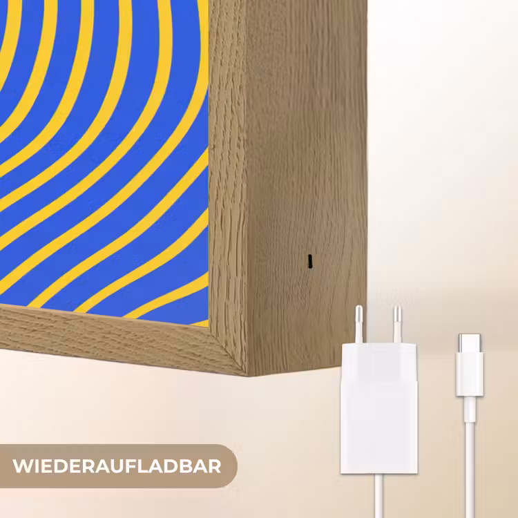 Nachtlicht Kinder - Abstraktes Muster – Blau — 9