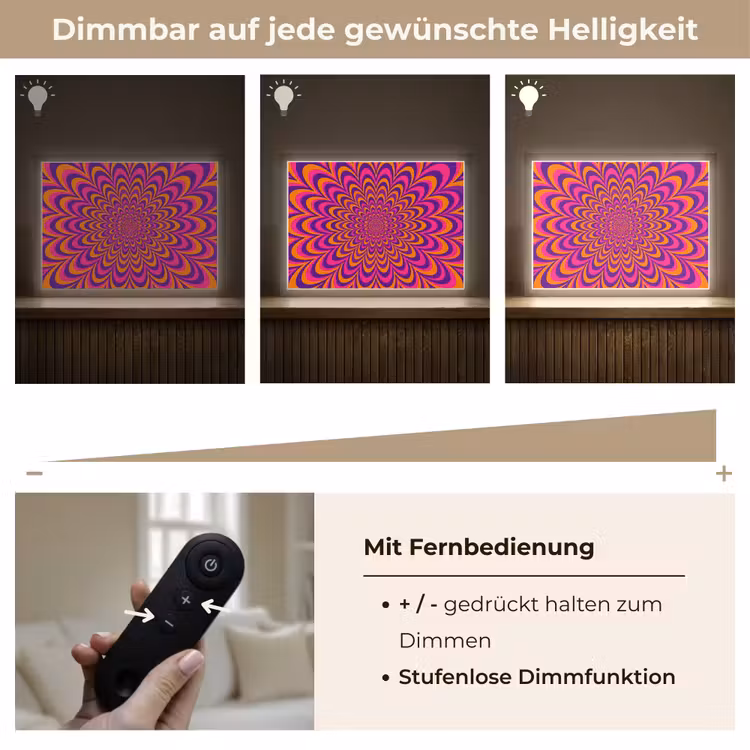 Nachtlicht Kinder - Muster – Optisch – Bunt — 7