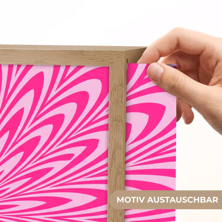 Nachtlicht Kinder - Muster – Optisch – Rosa — 5