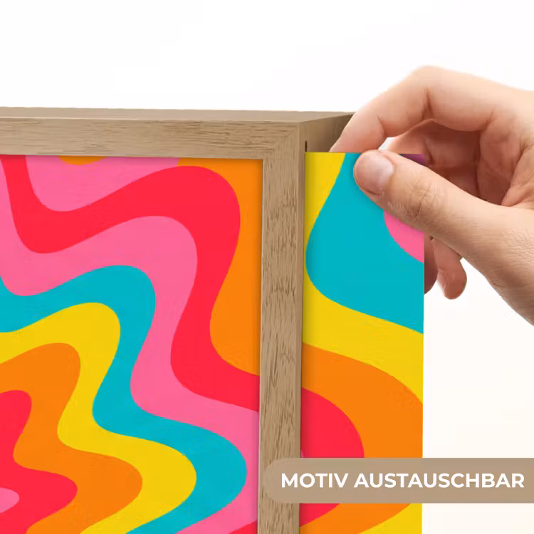 Nachtlicht Kinder - Muster – Wellenförmig – Bunt — 5