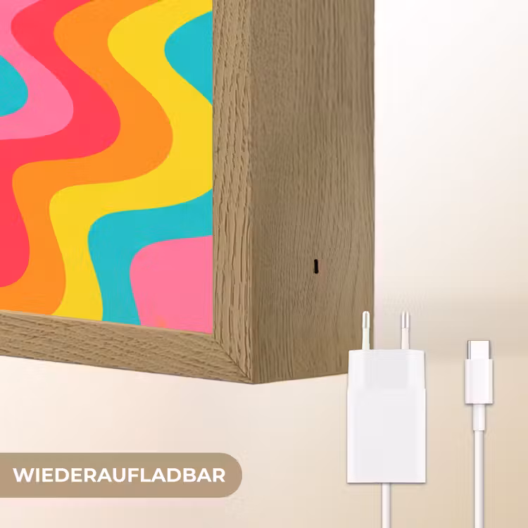 Nachtlicht Kinder - Muster – Wellenförmig – Bunt — 9