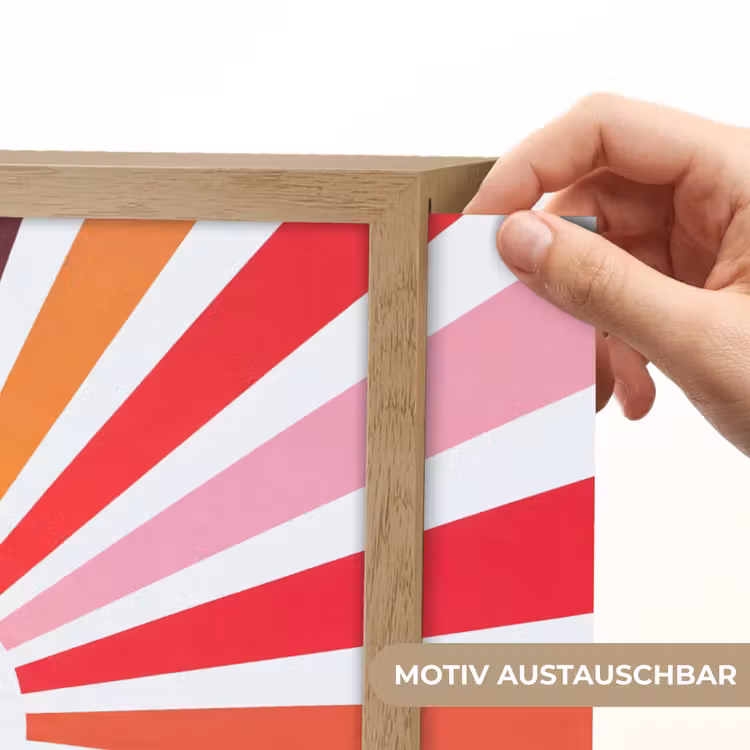 Nachtlicht Kinder - Sonne – Strahlen – Abstrakt – Farbenfroh — 5