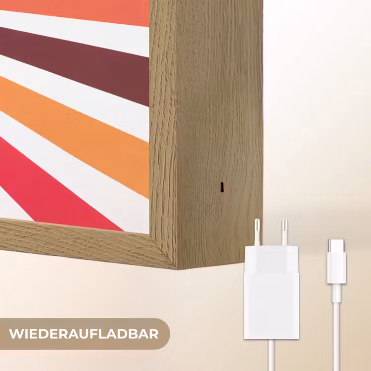 Nachtlicht Kinder - Sonne – Strahlen – Abstrakt – Farbenfroh — 9
