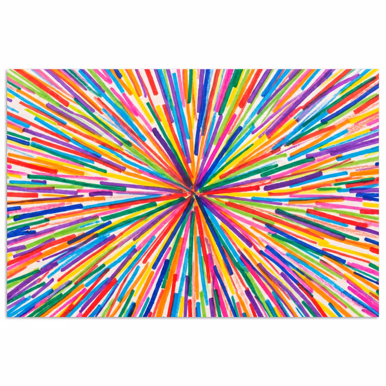 Poster - Linien – Bunt – Abstrakt — 1