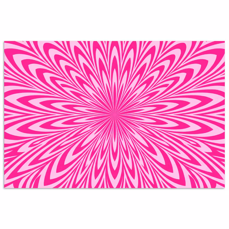 Poster - Muster – Optisch – Rosa — 1