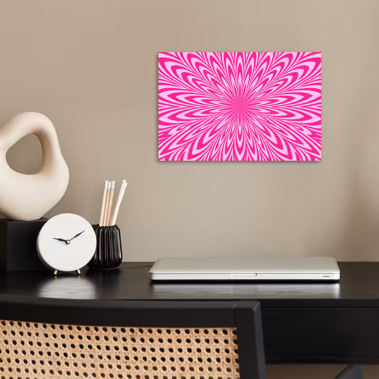 Poster - Muster – Optisch – Rosa — 2