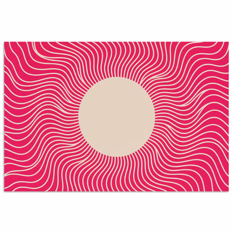 Poster - Zusammenfassung – Muster – Rosa — 1