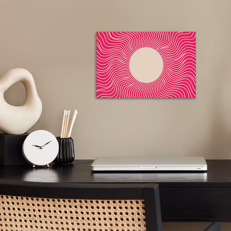 Poster - Zusammenfassung – Muster – Rosa — 2