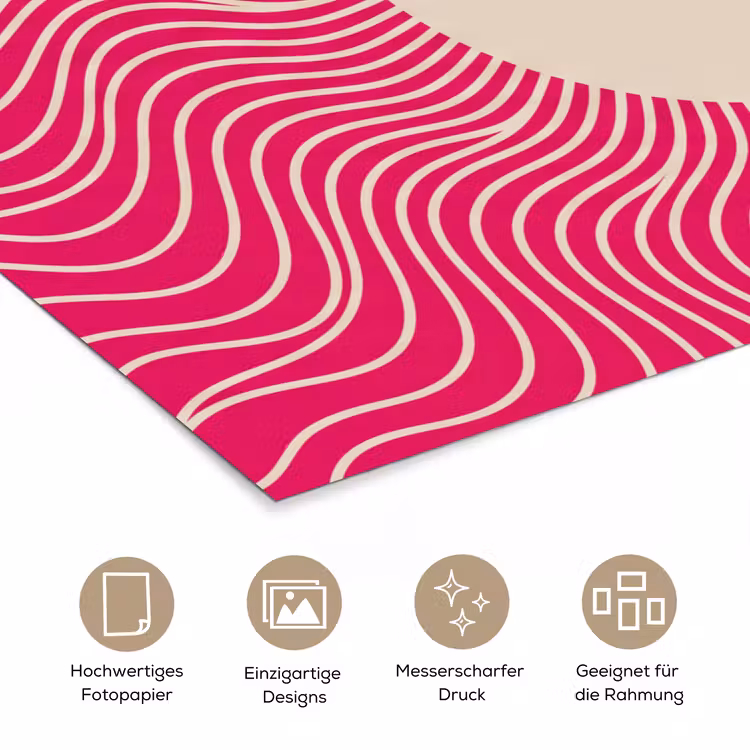 Poster - Zusammenfassung – Muster – Rosa — 5