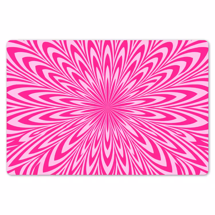 Tischset - 6 Stück - Muster – Optisch – Rosa — 6