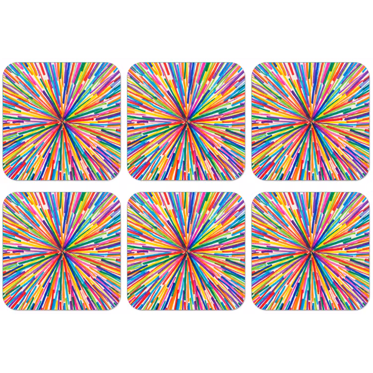 Untersetzer - Linien – Bunt – Abstrakt — 1