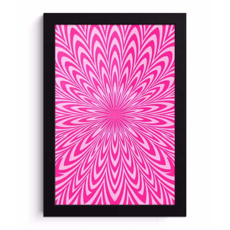 Bilder mit Rahmen - Muster – Optisch – Rosa — 1