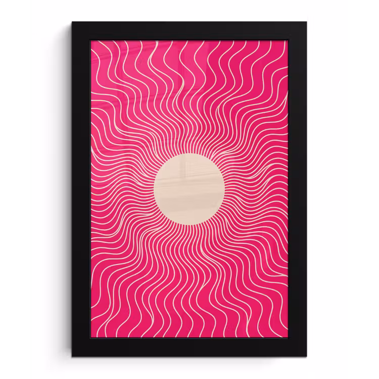 Bilder mit Rahmen - Zusammenfassung – Muster – Rosa — 1