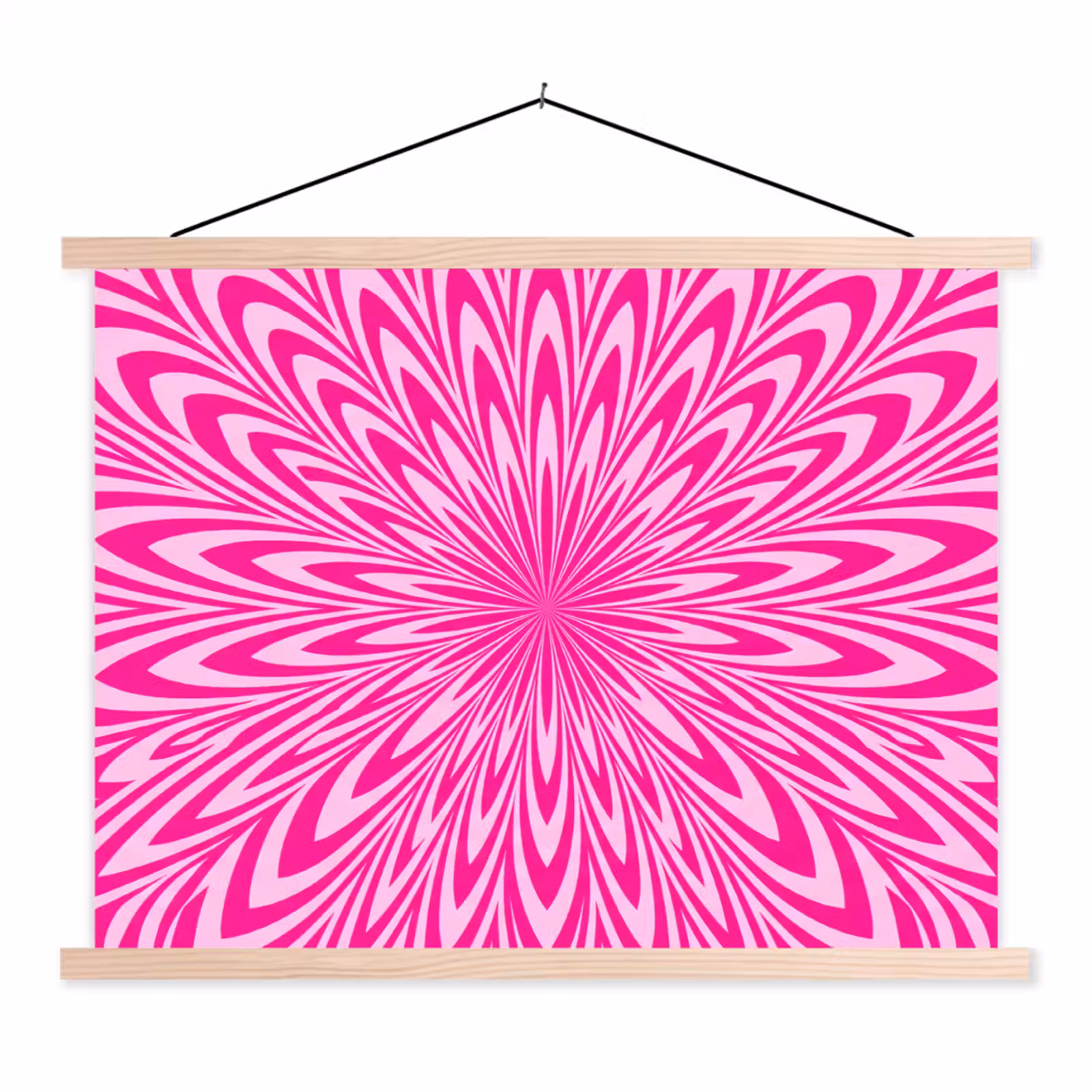 Stoffbild - Muster – Optisch – Rosa — 1