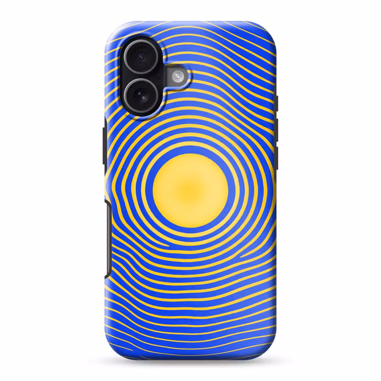 Handyhülle Toughcase - Abstraktes Muster – Blau — 1