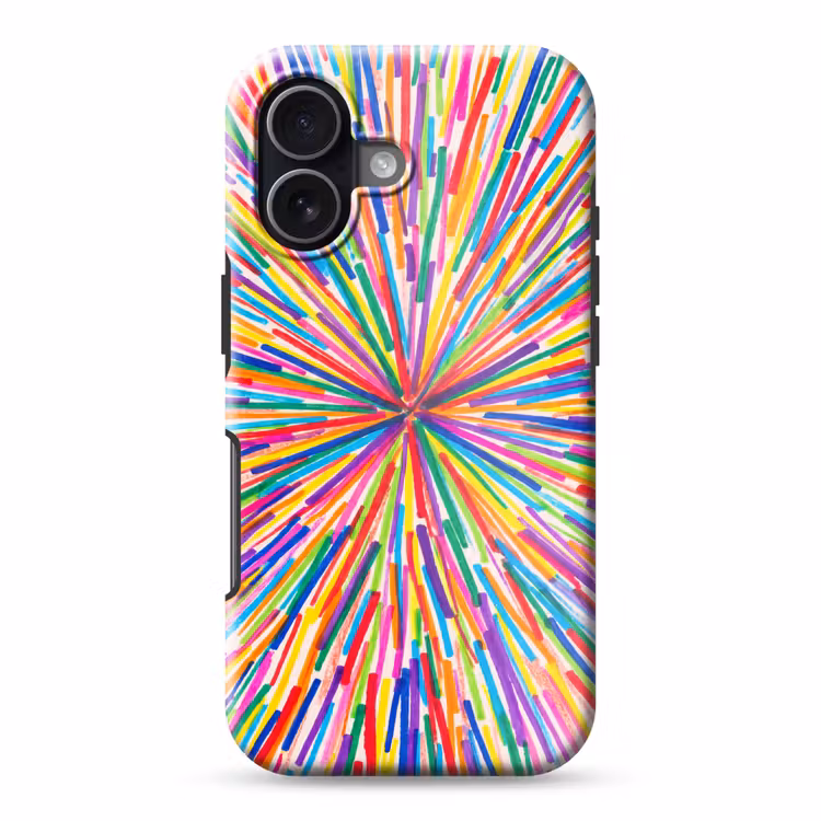 Handyhülle Toughcase - Linien – Bunt – Abstrakt — 1