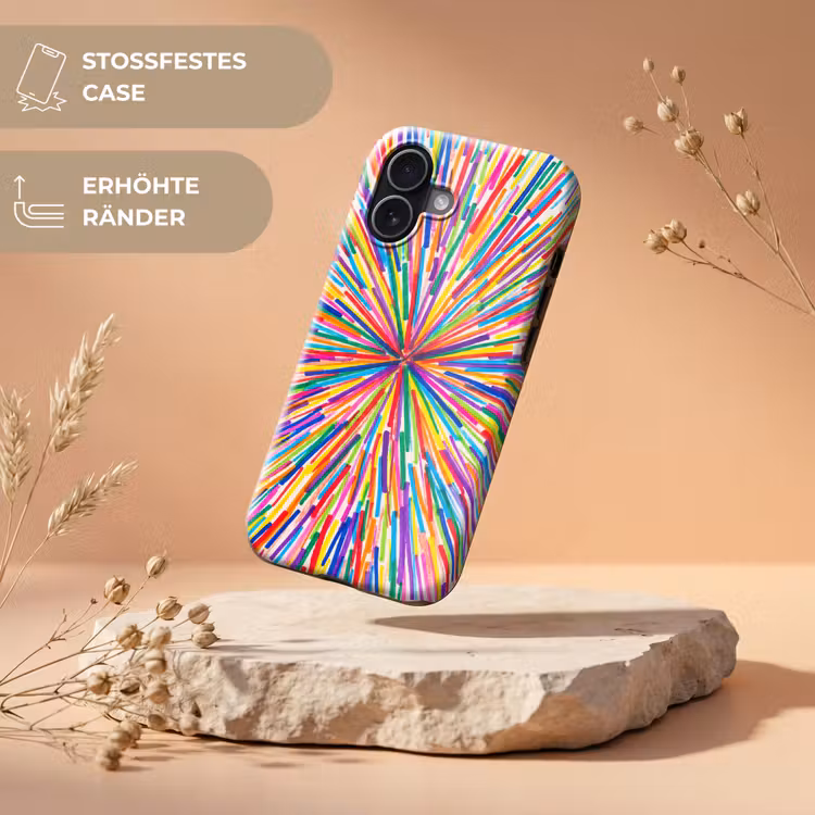 Handyhülle Toughcase - Linien – Bunt – Abstrakt — 5