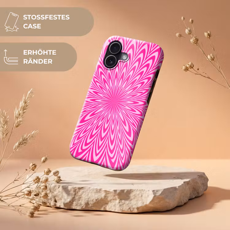 Handyhülle Toughcase - Muster – Optisch – Rosa — 5