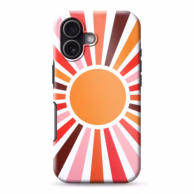 Handyhülle Toughcase - Sonne – Strahlen – Abstrakt – Farbenfroh — 1