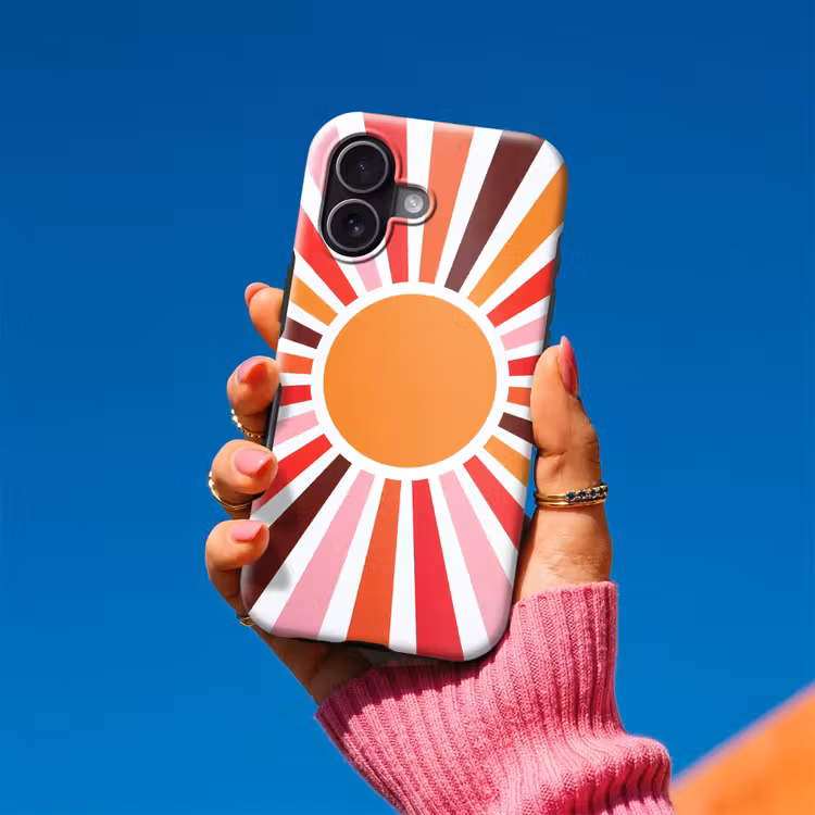 Handyhülle Toughcase - Sonne – Strahlen – Abstrakt – Farbenfroh — 2