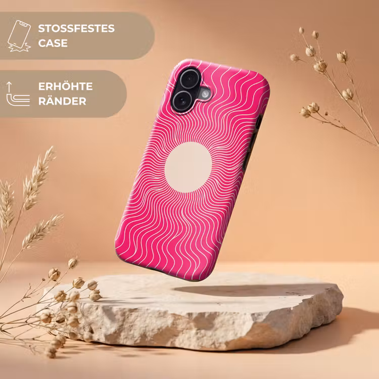 Handyhülle Toughcase - Zusammenfassung – Muster – Rosa — 5