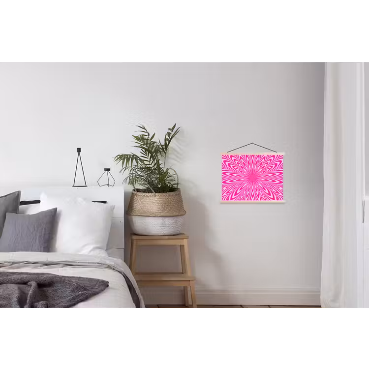 Stoffbild - Muster – Optisch – Rosa — 3