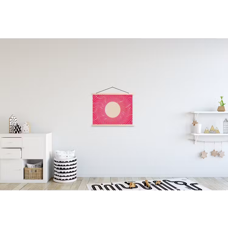 Stoffbild - Zusammenfassung – Muster – Rosa — 2
