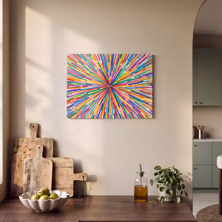 Akustikbild - Linien – Bunt – Abstrakt — 4