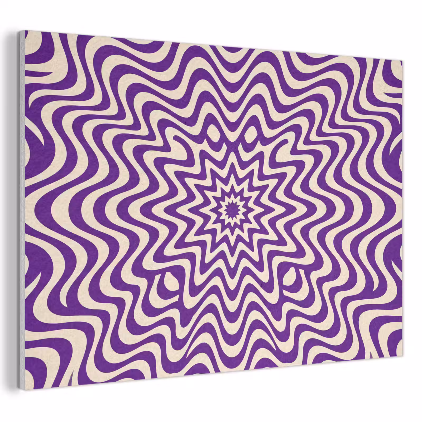 Akustikbild - Zusammenfassung – Wellen – Optisch – Modern – Lila — 1