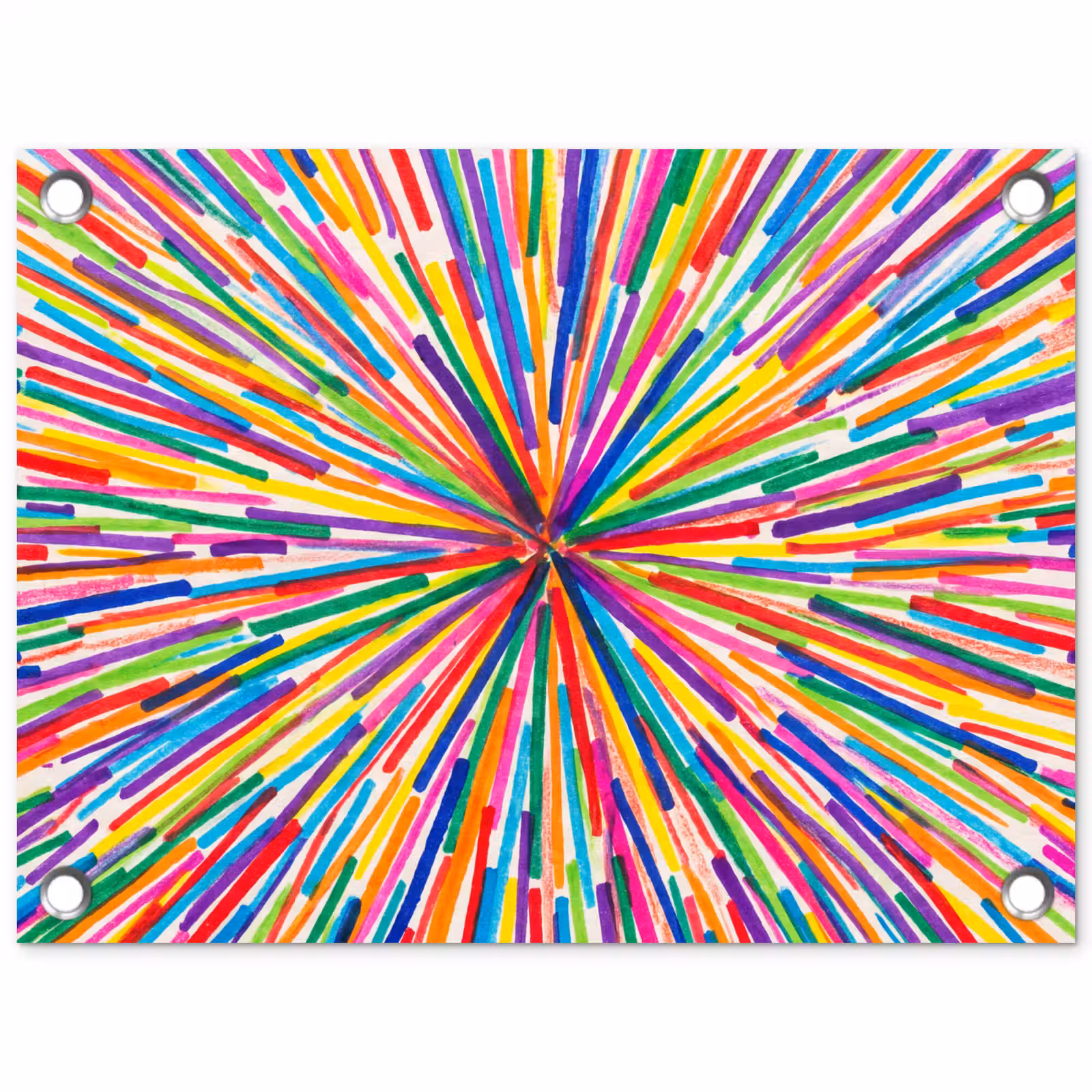 Gartenposter - Linien – Bunt – Abstrakt — 1