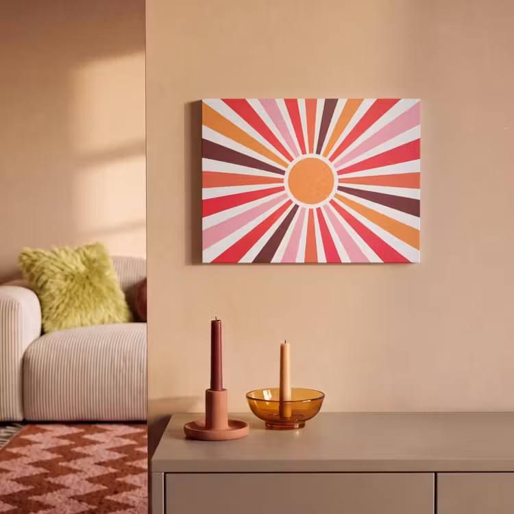 Akustikbild - Sonne – Strahlen – Abstrakt – Farbenfroh — 2