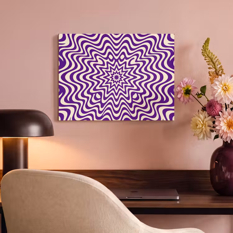 Akustikbild - Zusammenfassung – Wellen – Optisch – Modern – Lila — 6
