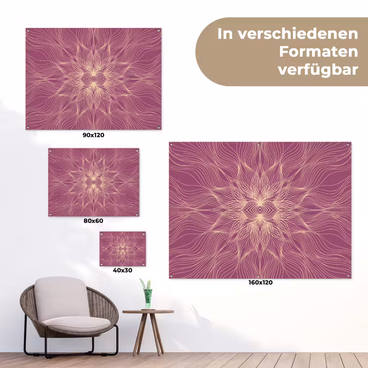 Gartenposter - Linien – Muster – Abstrakt — 6