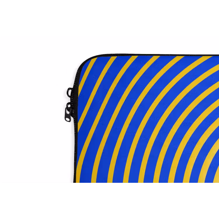 Laptop hülle - Abstraktes Muster – Blau — 5