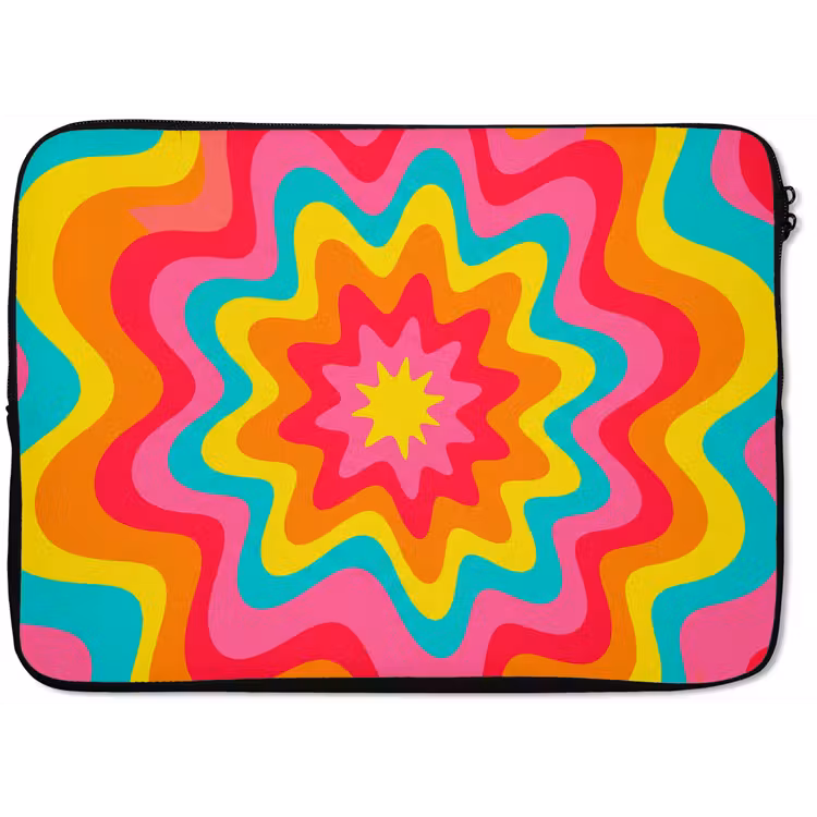 Laptop hülle - Muster – Gewellt – Bunt — 1