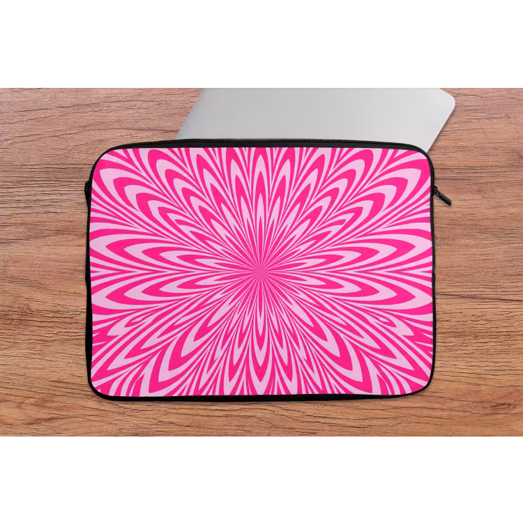Laptop hülle - Muster – Optisch – Rosa — 2